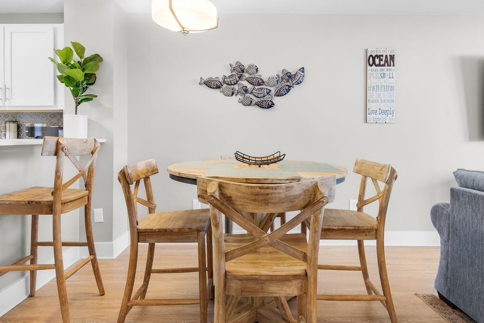 Dining room table seats 4