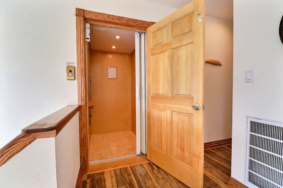 Step into the Elevator for easy access to the rest of the home.