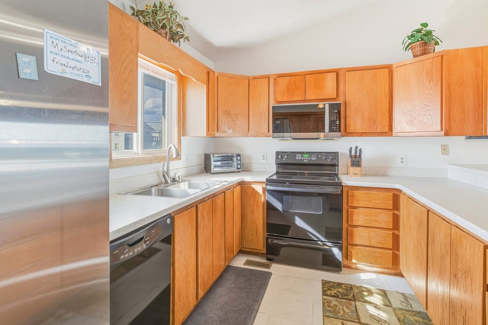Cook up some delicious seafood in the modern Kitchen.