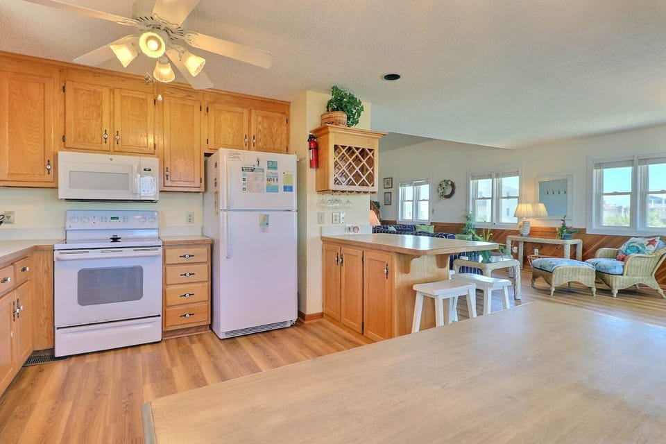 View from kitchen