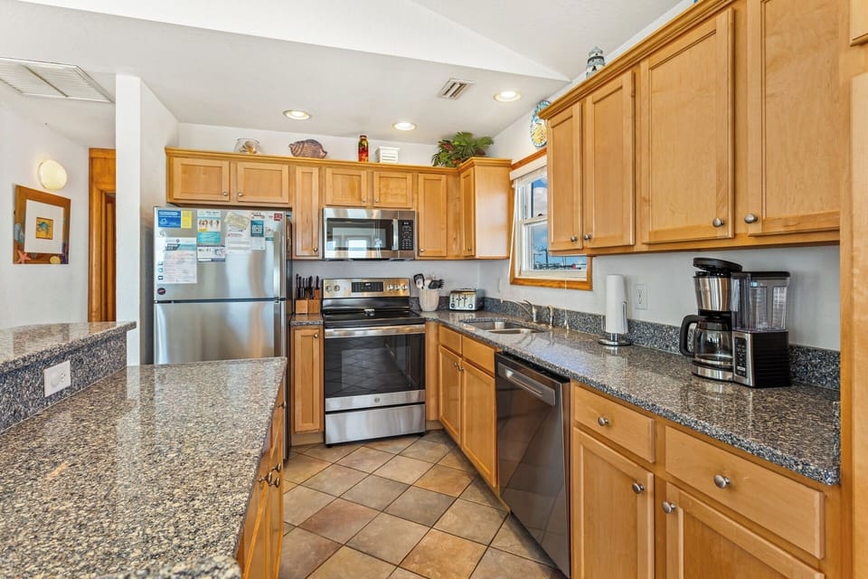 Whip up something delicious in the Kitchen with modern appliances.