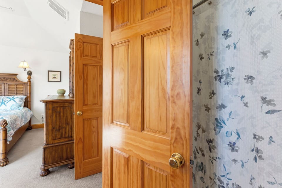 Enjoy easy access to the semi-Private Master Bathroom with a shower!