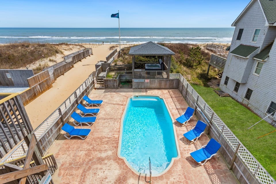 Enjoy a dip in the Private Pool with fresh ocean breezes nearby.
