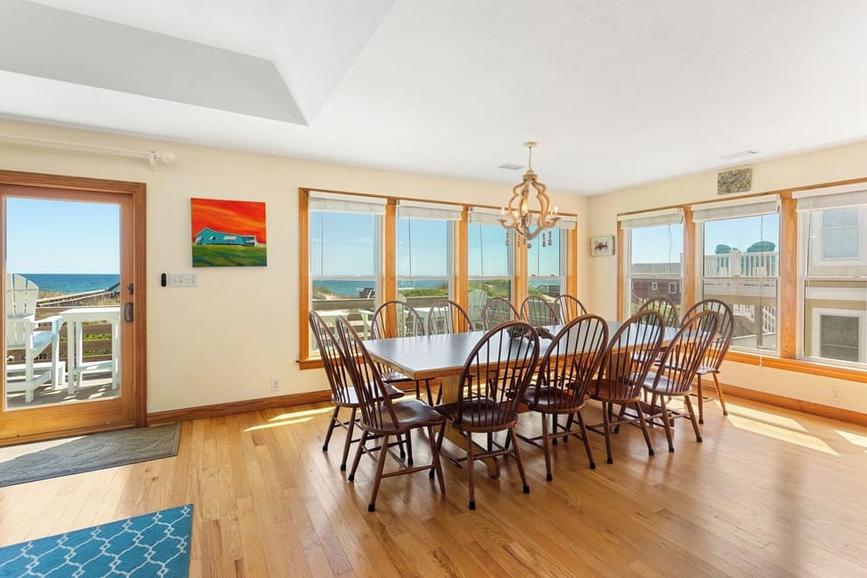 Eat together in the spacious Dining Area.