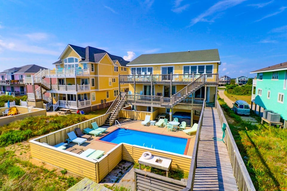 Enjoy a dip in the Private Oceanfront Pool at the end of the day!