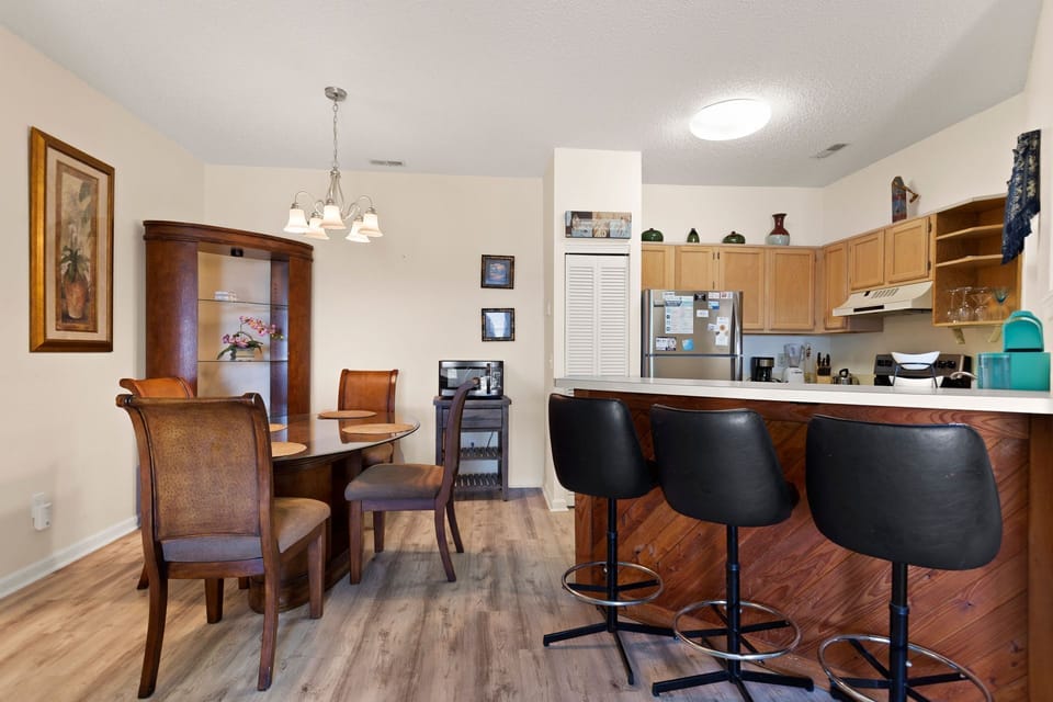 Dining and kitchen