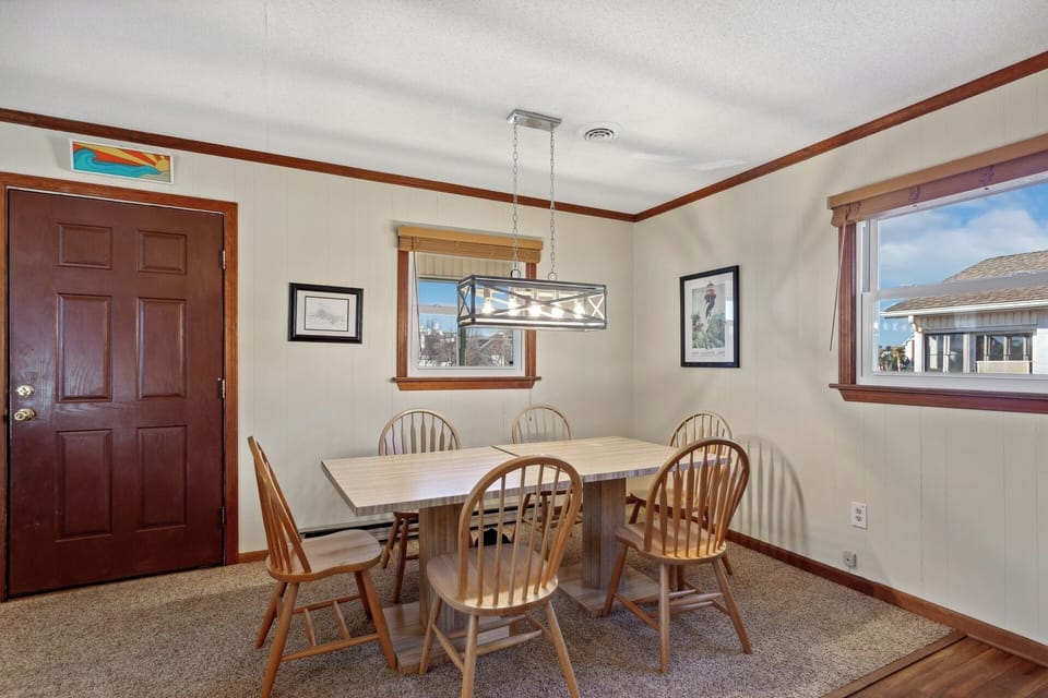 Eat together in the beautiful Dining Area after a day at the beach.