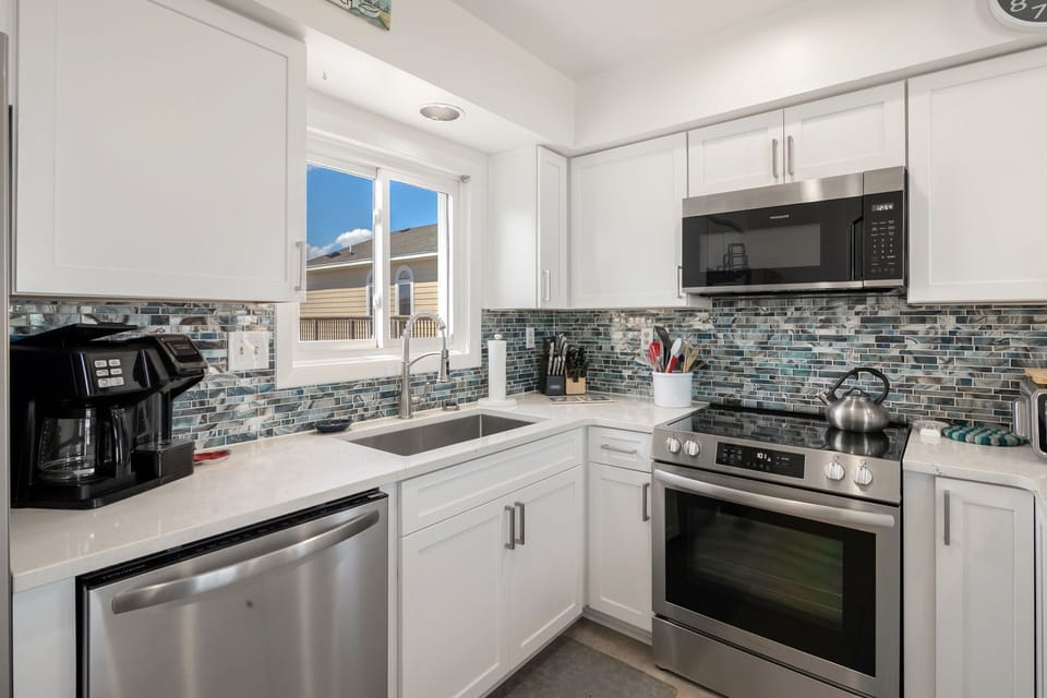 The modern Kitchen has everything you need to make a delicious meal the whole family will love.