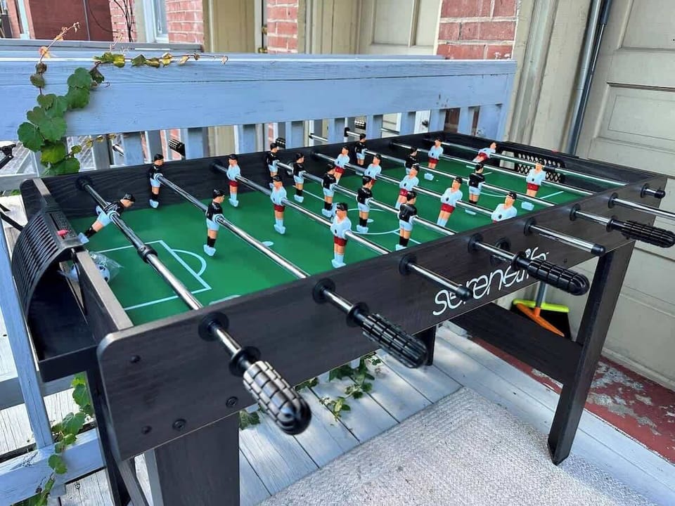 FoosBall Game available for our guests to use