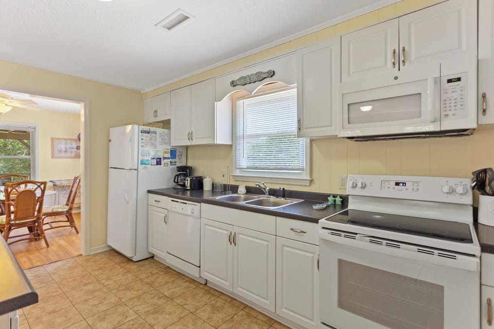 Whip up something delicious in the Kitchen with modern amenities!