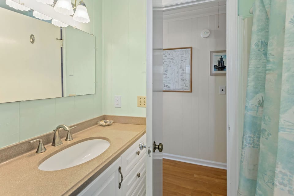 The Full Bathroom offers comfort and convenience.