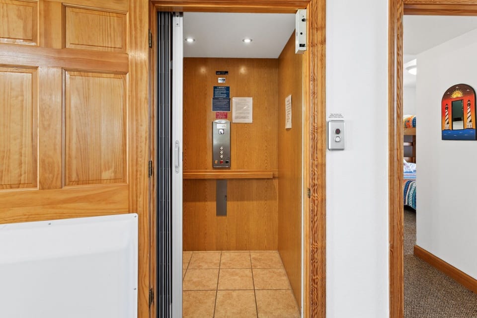 Elevator: Travel between floors with ease using the home's convenient private elevator.