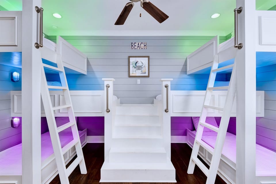 2nd Floor - Bunk Room with private bathroom