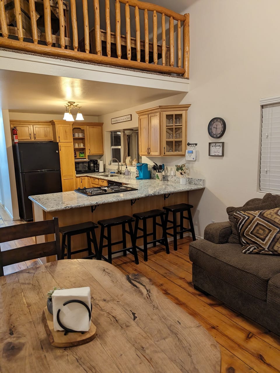 Bar stools for extra seating