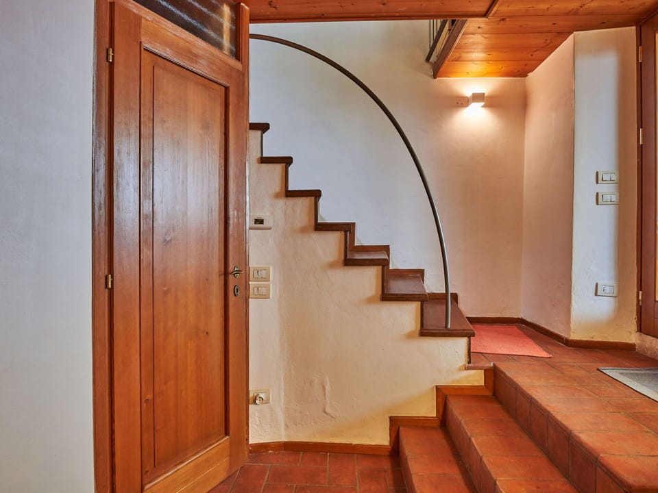 Brown, Building, Stairs, Wood, Door, Interior Design, Wood Stain, Paint, Floor