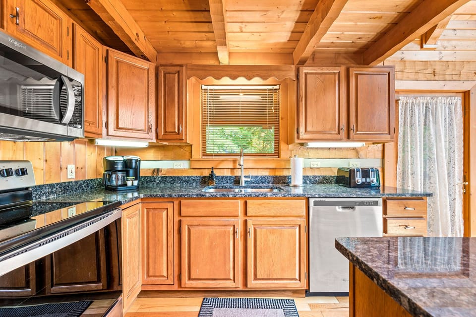 Second Fiddle's fully equipped kitchen