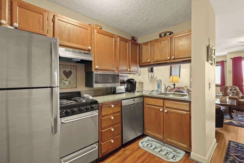 Unleash your inner chef in our fully equipped kitchen—a haven of culinary possibilities with all the essentials for a seamless cooking experience.