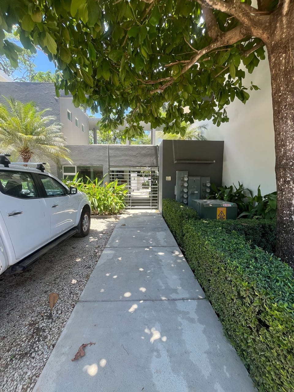 Step into tranquility with a peaceful walk ahead.