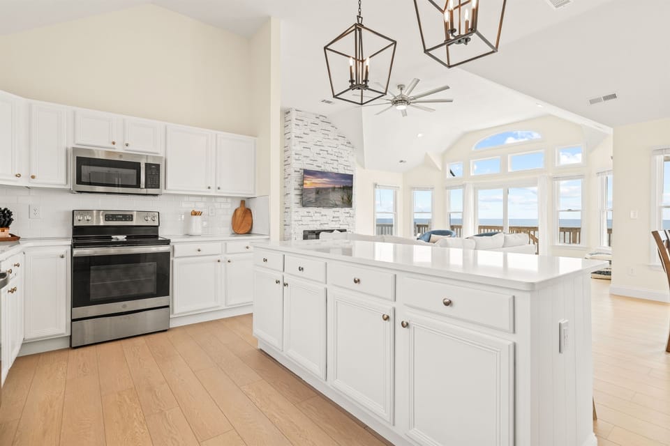 New remodeled kitchen and a wide open floor plan