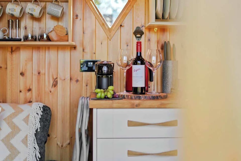 Kitchenette at Blue Puffin Stays Short Lets & Serviced Accommodation