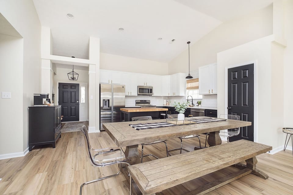 Dining area and coffee bar