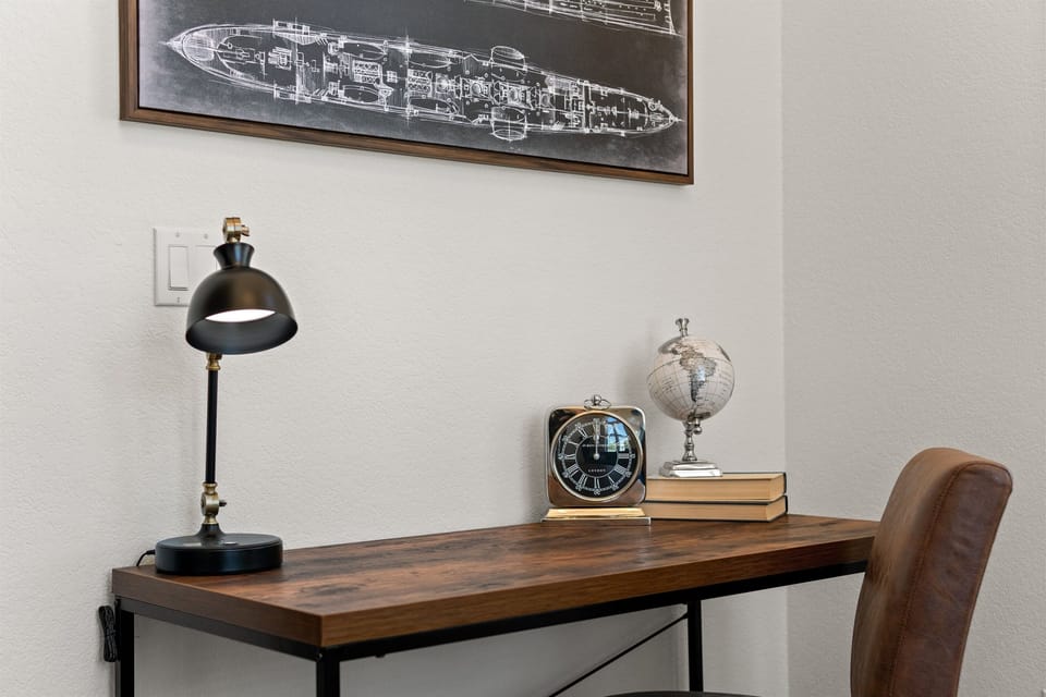 Office nook in the master bedrooms for those quick emails and Zoom meetings
