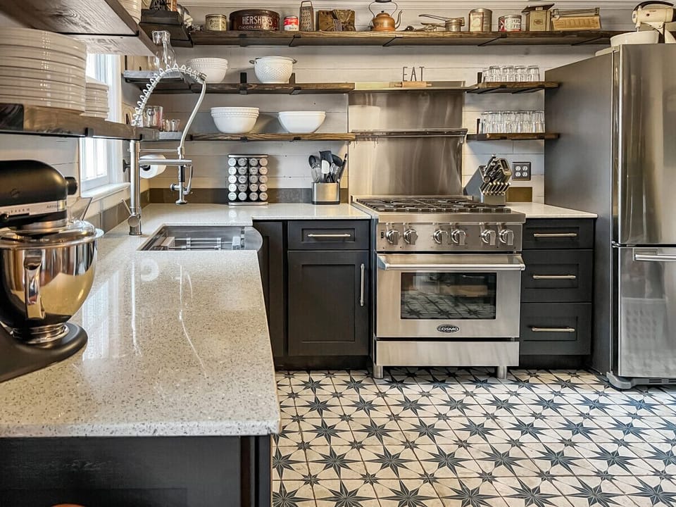 Fully stocked chef’s kitchen for gathering in Downtown New Bern