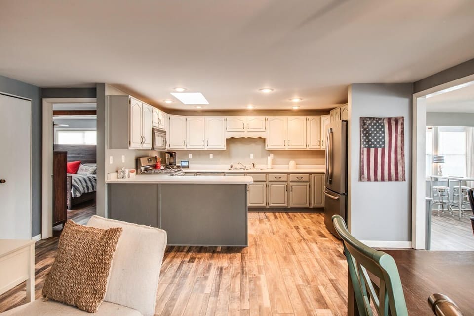 Feel at home with updated kitchen appliances + water softener.  