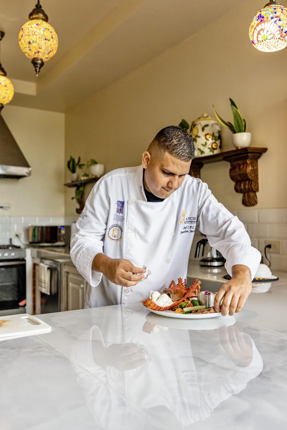 Chef Johnathan working his magic 
