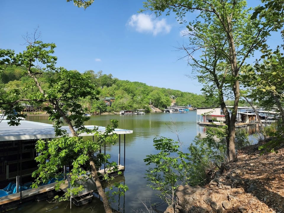 Lake view from the lower walkway
