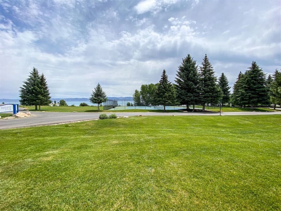 Beautiful lake views with open green space and nearby recreation