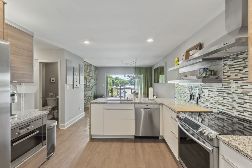 Updated kitchen to prep all your group meals.