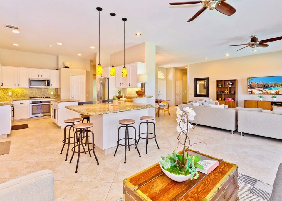 large breakfast bar
