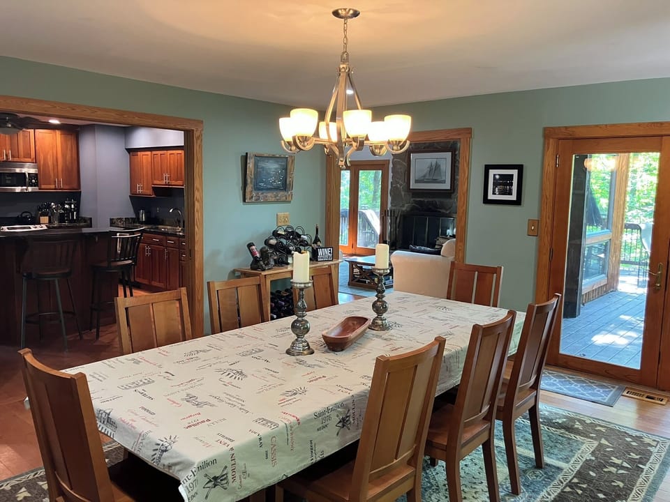 Dining Room view 2, natural flow to kitchen and living room
