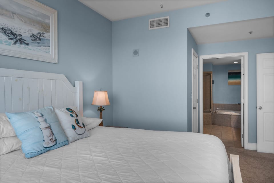 Master bedroom suite