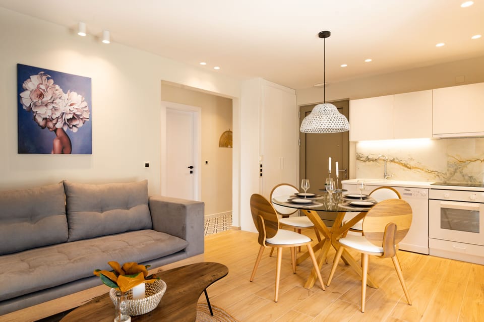 Living room - Kitchen