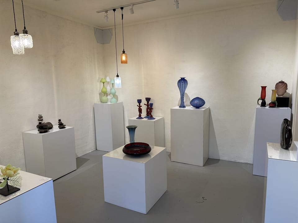 Shop for the perfect piece from local glass blowers