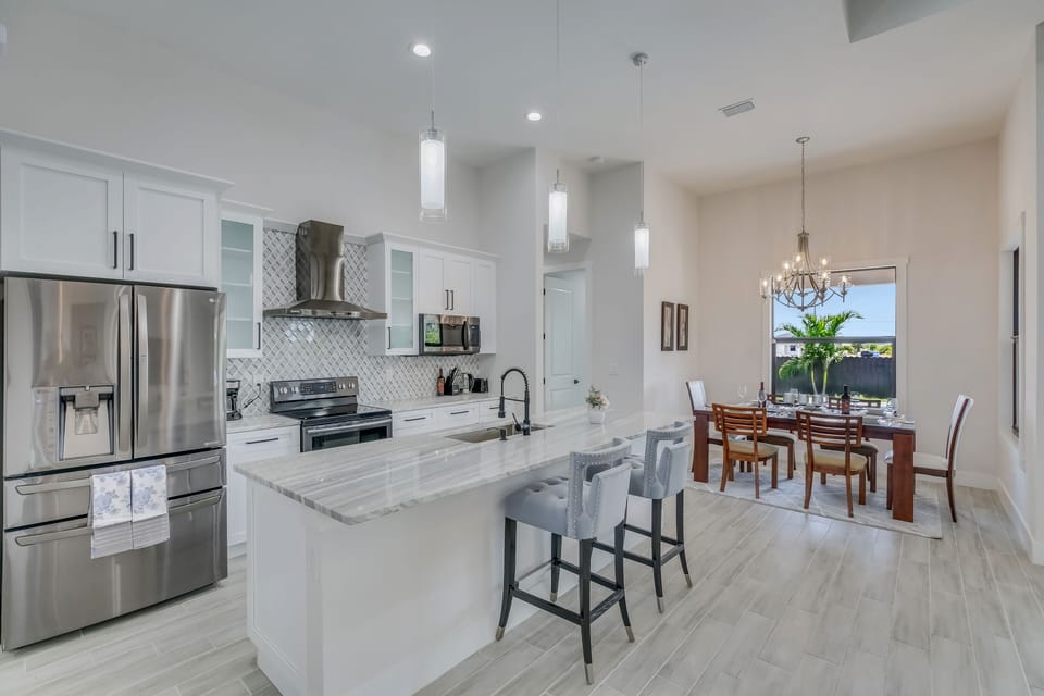 center Island with quart counter top