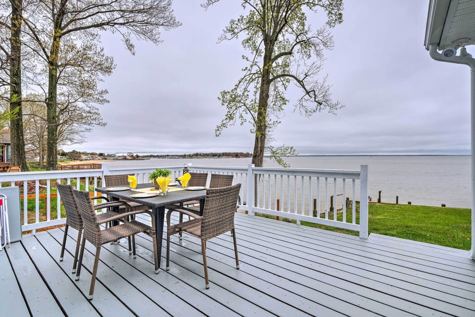 Deck | Single-Story Home | Free WiFi
