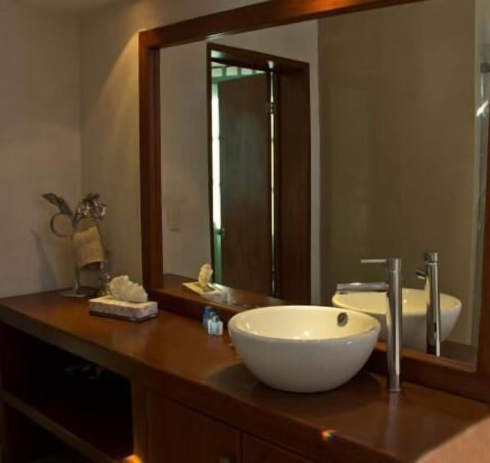 Deluxe Double Room | Bathroom | Shower, hair dryer, towels