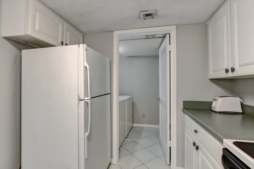 Kitchen and laundry room