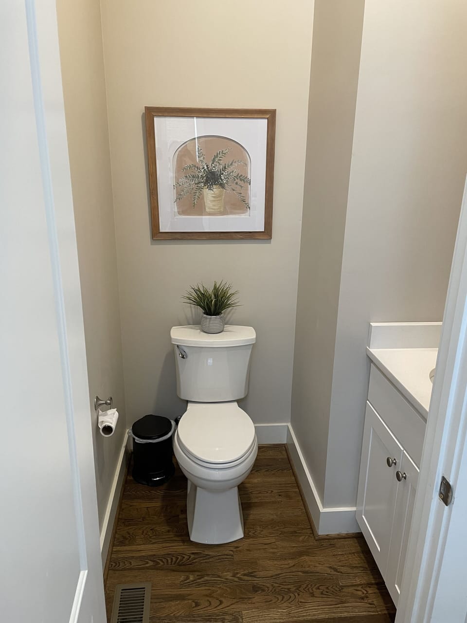 Main floor half bath