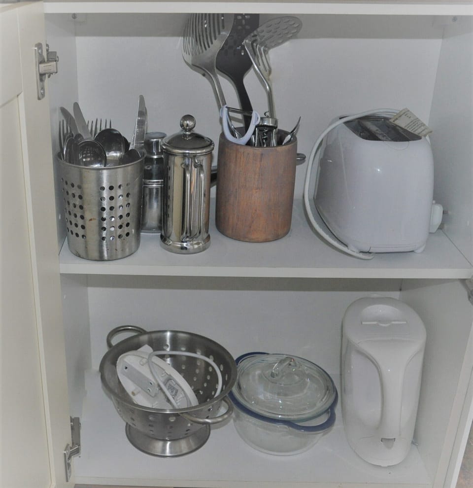 Well stocked kitchenette
