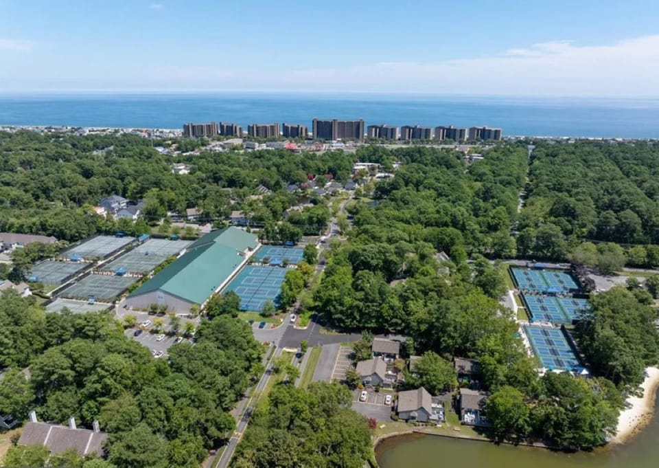 Aerial view of Sea Colony west and east