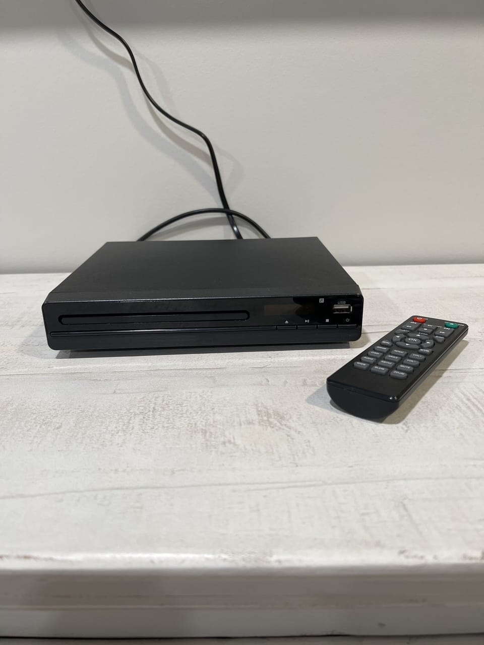 DVD player.