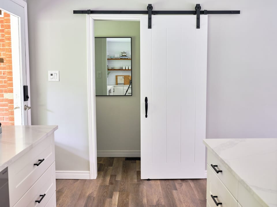 Half bathroom.