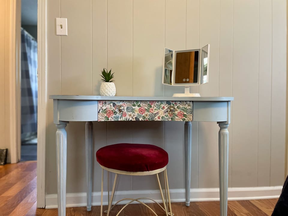 Private work station: Every girl needs her own space to get ready for her day