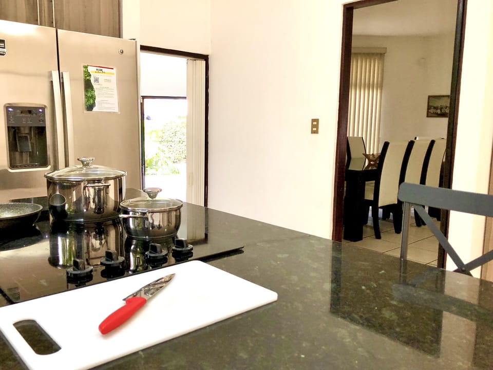 Formal dining room is next to the kitchen