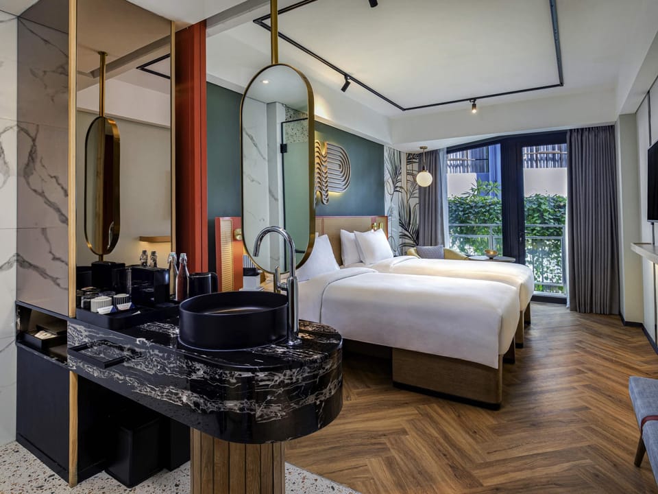 Minibar, in-room safe, blackout drapes, soundproofing