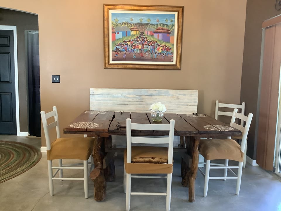 Dining area.